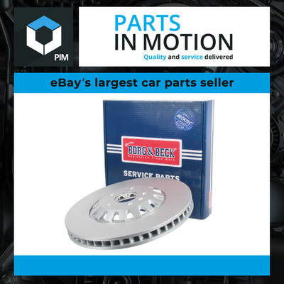2x Brake Discs Pair Vented fits AUDI Q7 4MB 2.0 Front 2015 on 375mm Set B&B New