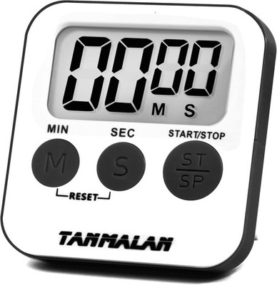 Durable Plastic Kitchen Timer with Memory Function - Perfect for Cooking & Class