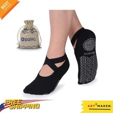 Women's Non-Slip Yoga Socks - Comfort and Style for Dance Barre Workouts