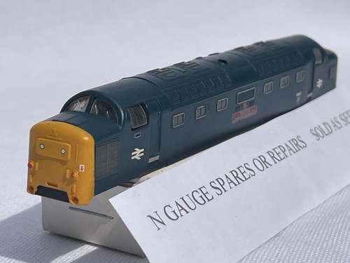 Graham Farish 'N' Gauge Class 55 Deltic 55006 Fife & Forfar nur Gehäuse | Condition: For parts or not working