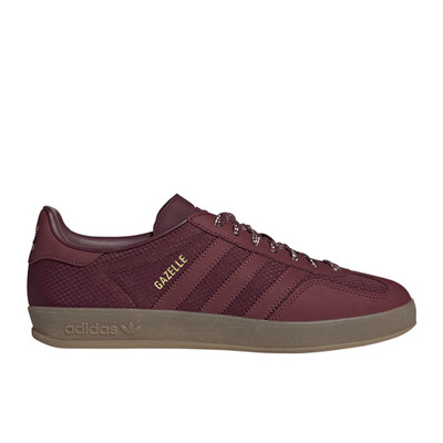 adidas Gazelle Indoor Lace Up  Mens Red Sneakers Casual Shoes JQ8395