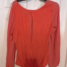 Coral color My Michelle Jr size L Blouse