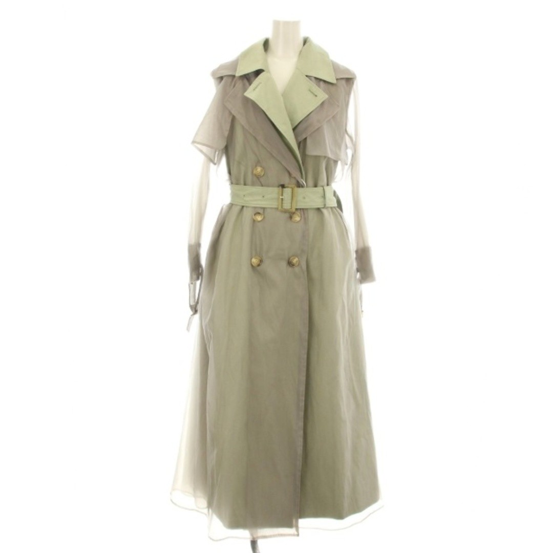 Ameri Vintage 4 Way Sheer Docking Trench Coat Lon… - image 1