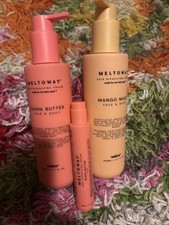 Meltoway Ultimate Hair Removal Cream Kit for Face Body 3 Pack Mango Guava