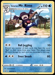 Galarian Mr. Rime 035/163 Battle Styles
