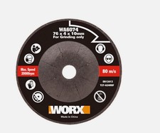 WORX WA6074 76mm Grinding Disc for WX801 mini chopper cutter grinder