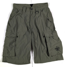 Boy Scouts of America Adult XS Cargo Shorts Green Centennial Uniform Outdoor