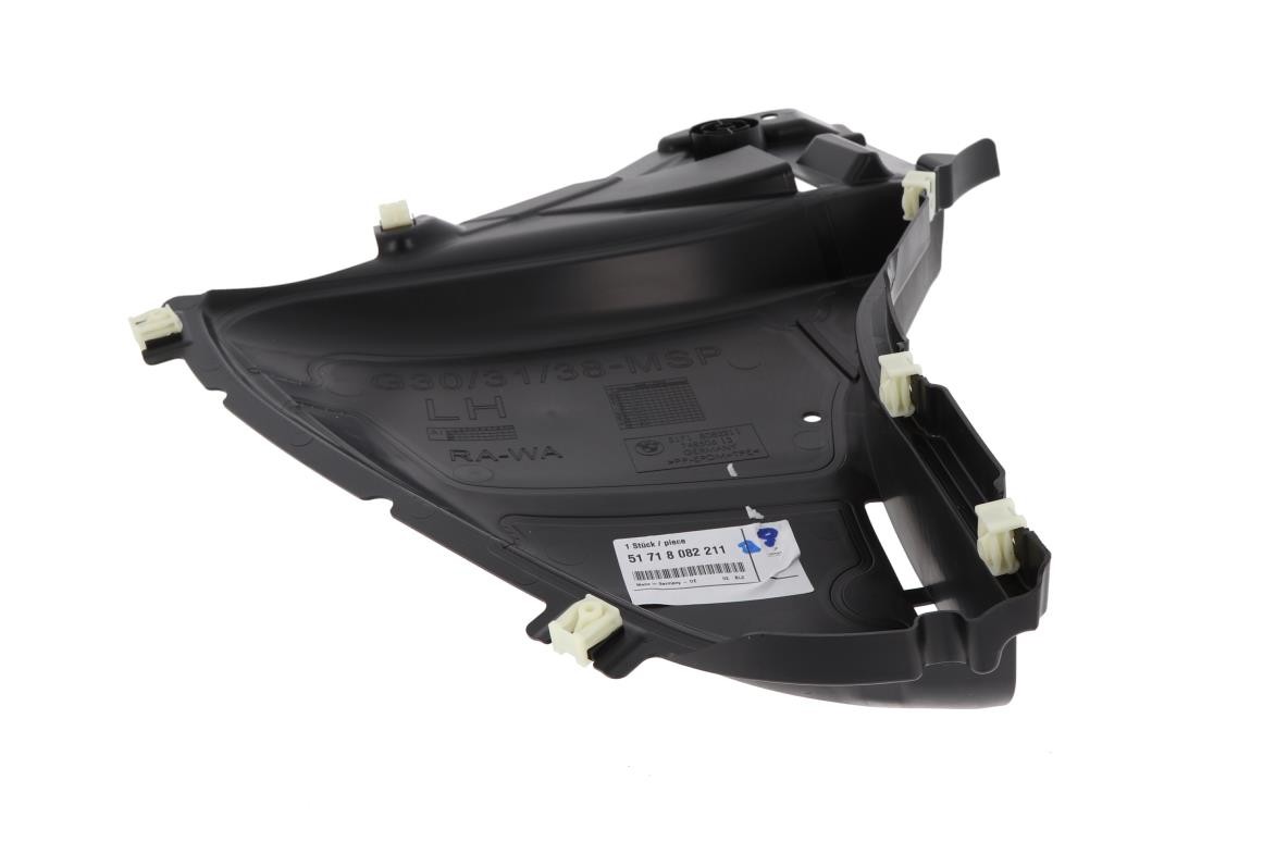 NEW BMW 5 G30 FRONT LEFT WHEEL ARCH BOTTOM COVER 51718082211