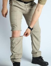 New Men's Army Cargo Combat Shorts Work Tactical Long Half Pants Hiking Trousers