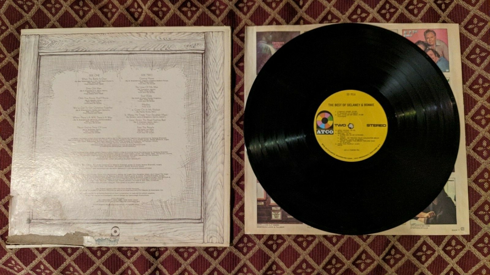 Delaney & Bonnie THE BEST OF ATCO Records SD 7014 EX/GD