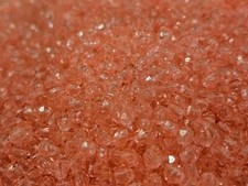 2,000 Pcs 4mm Translucent Light Pink Round Crystal Faceted Plastic Craft Beads