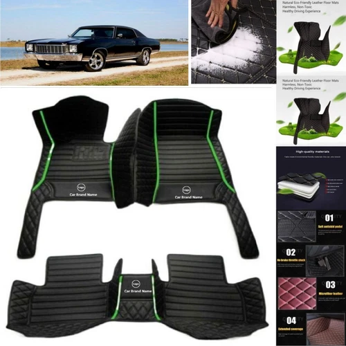 For Chevrolet Monte Carlo 2000-2025 Car Floor Mats Waterproof Custom PU Leather - Imagen 13 de 36