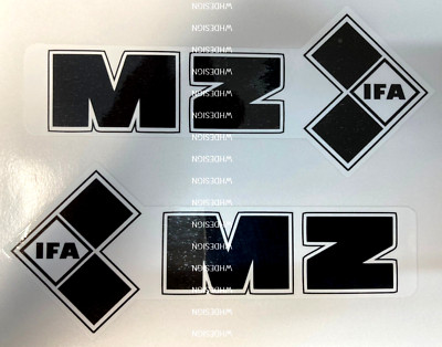 MZ IFA vintage style sticker Classic Bike. Left & Right x2. | eBay UK