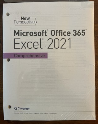 New Perspectives Collection, Microsoft 365 & Excel 2021 Comprehensive Sealed