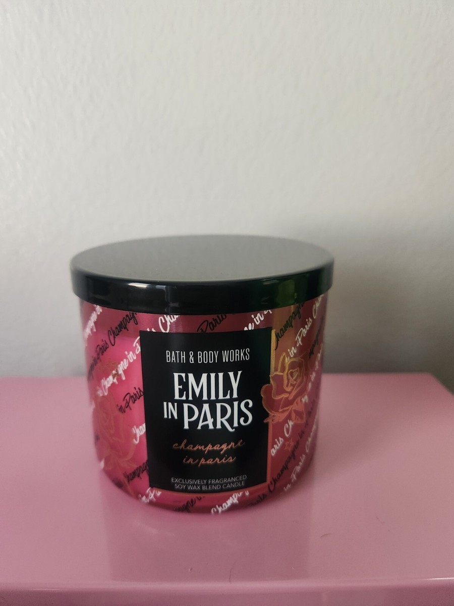 BATH & BODY WORKS x EMILY IN PARIS CHAMPAGNE IN PARIS 3 WICK 14.5