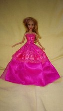 Barbie Teresa Kleid Puppen Kleidung Prinzessin Ballkleid Hochzeit Brautkleid #i