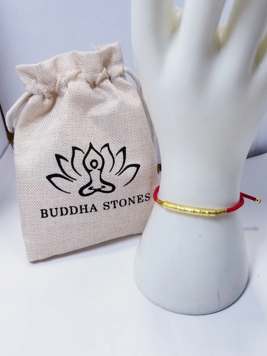 Tibetan Buddhist Handmade Mani Mantra Lucky Red String Bracelet