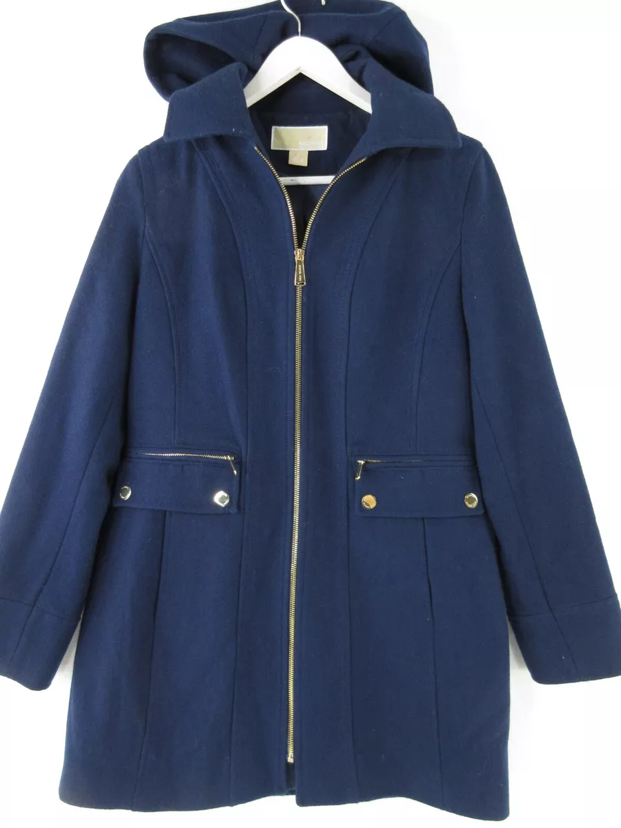 Michael kors sales hooded peacoat
