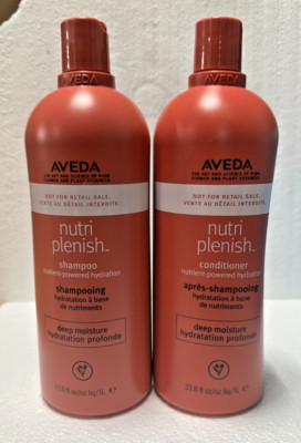 Aveda Nutriplenish DEEP Mositure Shampoo & Conditioner 33.8 Oz