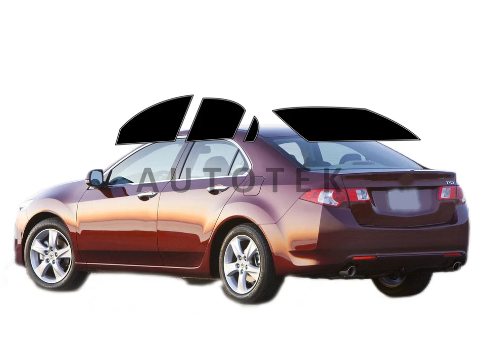 PreCut All Sides + Rear Window Film Any Tint Shade For All Acura TSX Glass - Image 2 of 4