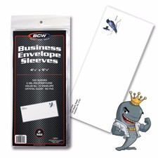 BCW Business Envelope #10 Sleeves 100ct FREE ...