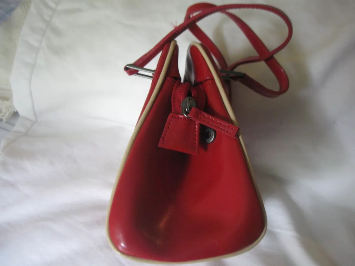 Small Red Patent Leather Bag