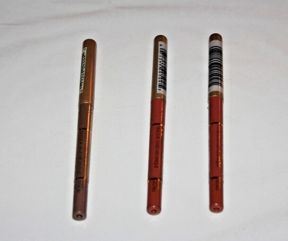 Loreal Crayon Petite Automatic Lip Liner 2x #09 + Eye Liner #04 Lot of 3 Sealed - Image 2 of 2