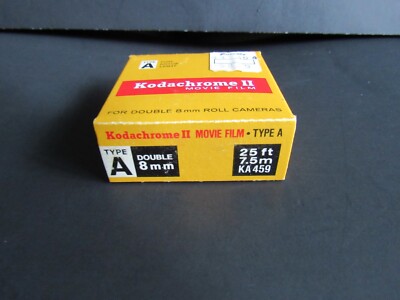 Frozen & Sealed KODAK Kodachrome II Movie Film Double 8mm 25 Feet