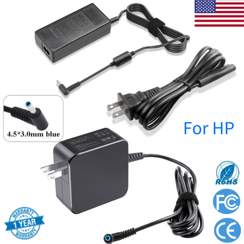 Lot De 70 Chargeurs HP D'origine - 45W, 19.5V, 2.31A, Embout Bleu 4.5x3.0mm