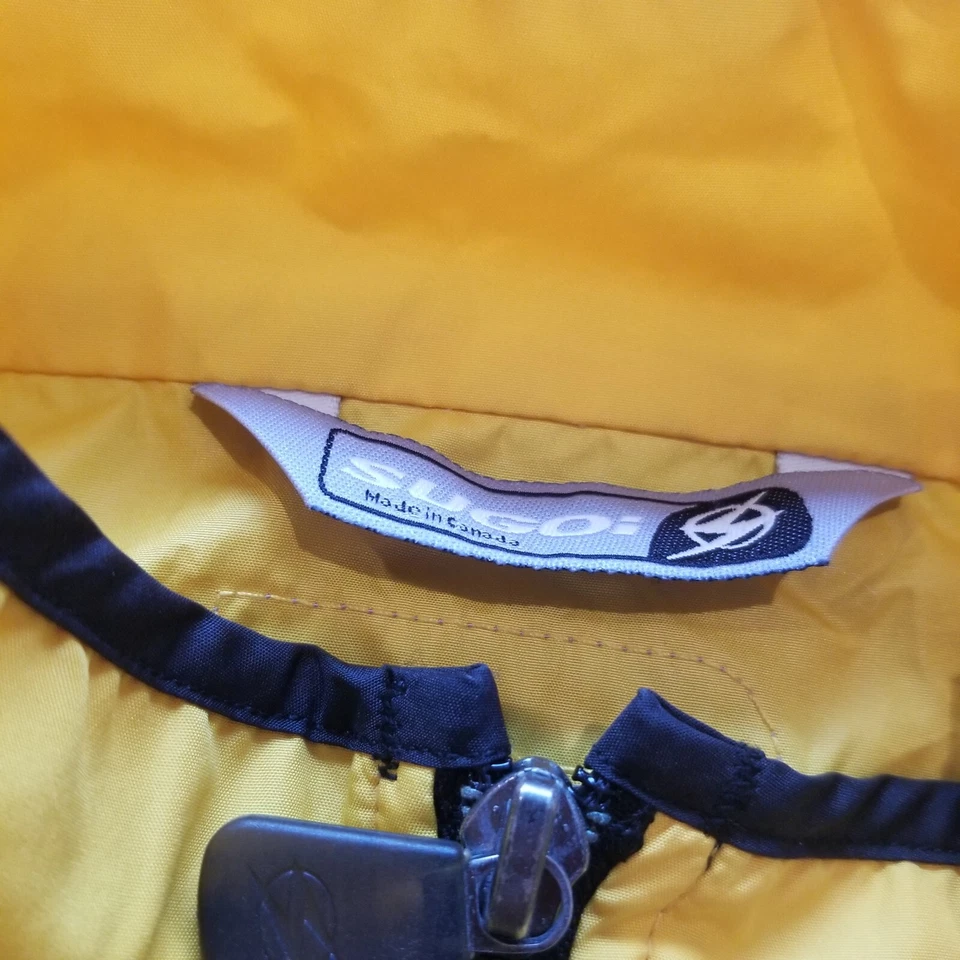 Chaleco de ciclismo para mujer Sugoi amarillo negro cremallera completa malla reflectante camiseta trasera Foto 3 de 4