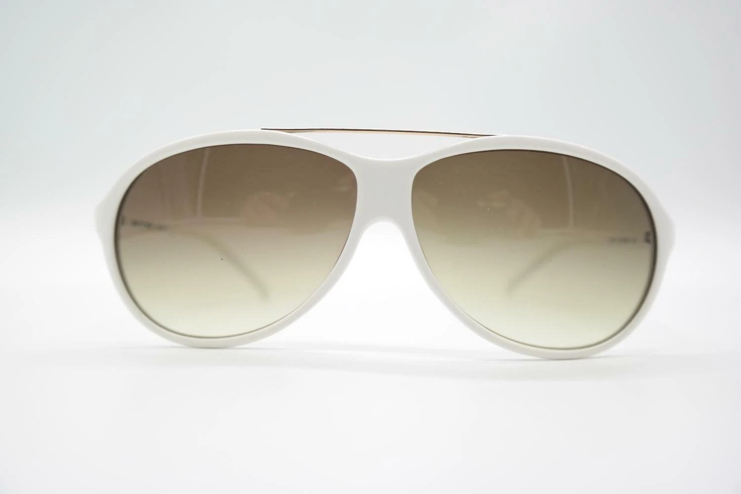 Eston 41068 White Gold Oval Sunglasses Glasses New