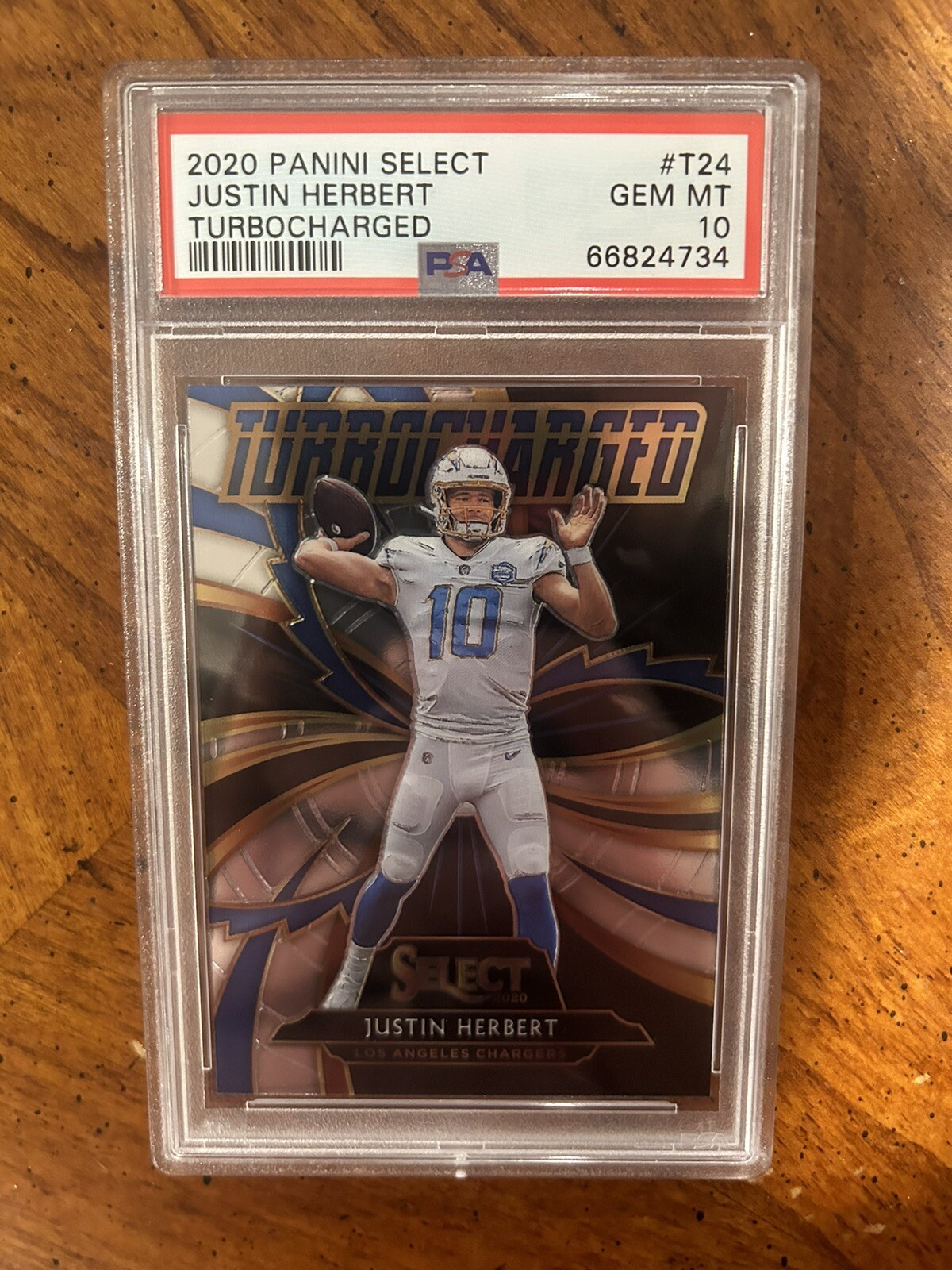 Justin Herbert 2020 Select Turbocharged PSA 10