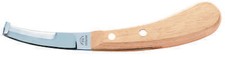 F.DICK Hufmesser ECONOMIC (Beidseitig-Lang-Breit; Buche; Carbonstahl; 78mm)