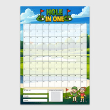 Golf Scratch Cards - A5 Fundraising Charity Game 100 Squares