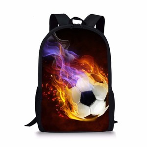 football print backpack