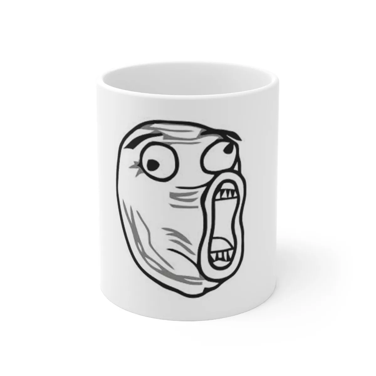 MUG STICKMAN MEME WHITE 11oz