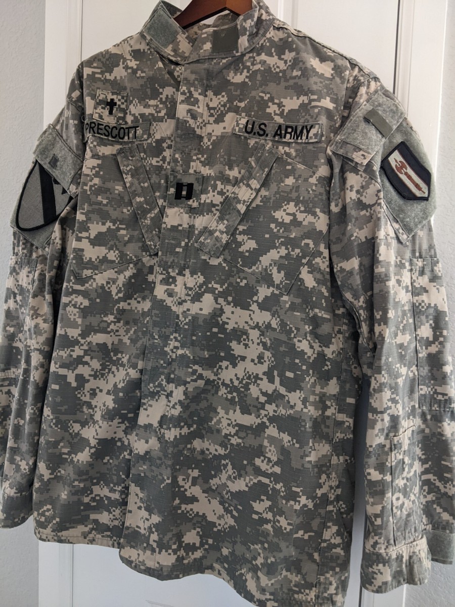 【us.army】 combat uniform ACU デジタルカモ US Army Combat Uniform Coat Shirt Military ACU Digital Camo