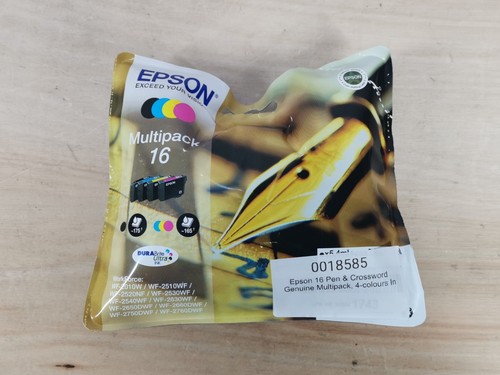 Epson 16 Pen Crossword Genuine Multipack 4 colours Ink Cartridges 