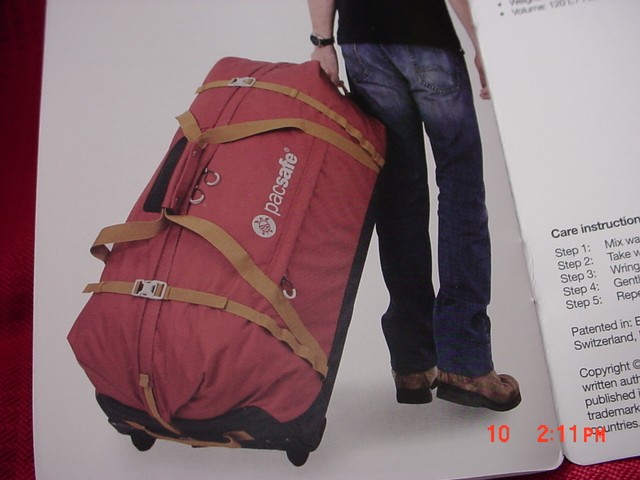 pacsafe 120l backpack and bag protector