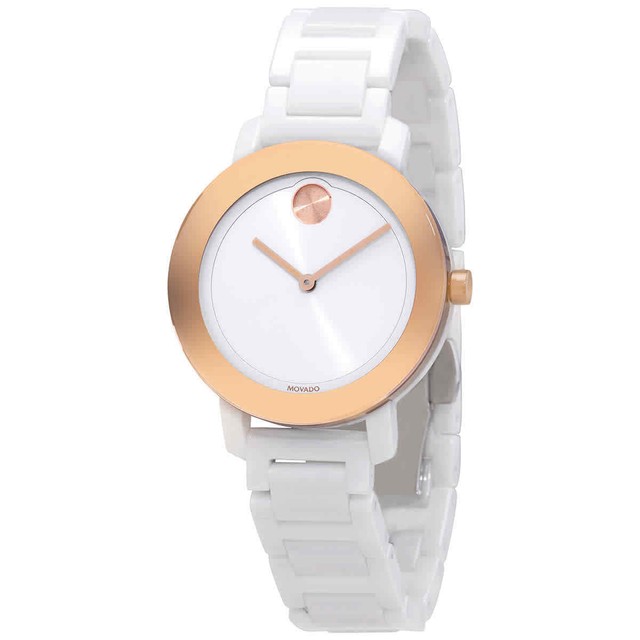 Movado Bold Verso White Ceramic 