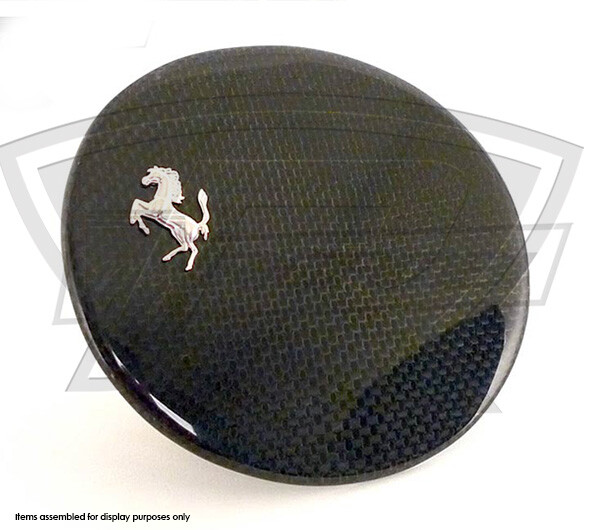 Ferrari 458 (all models) Carbon Fiber Fuel Door Gas Cap - Incl. OEM PN 67642200