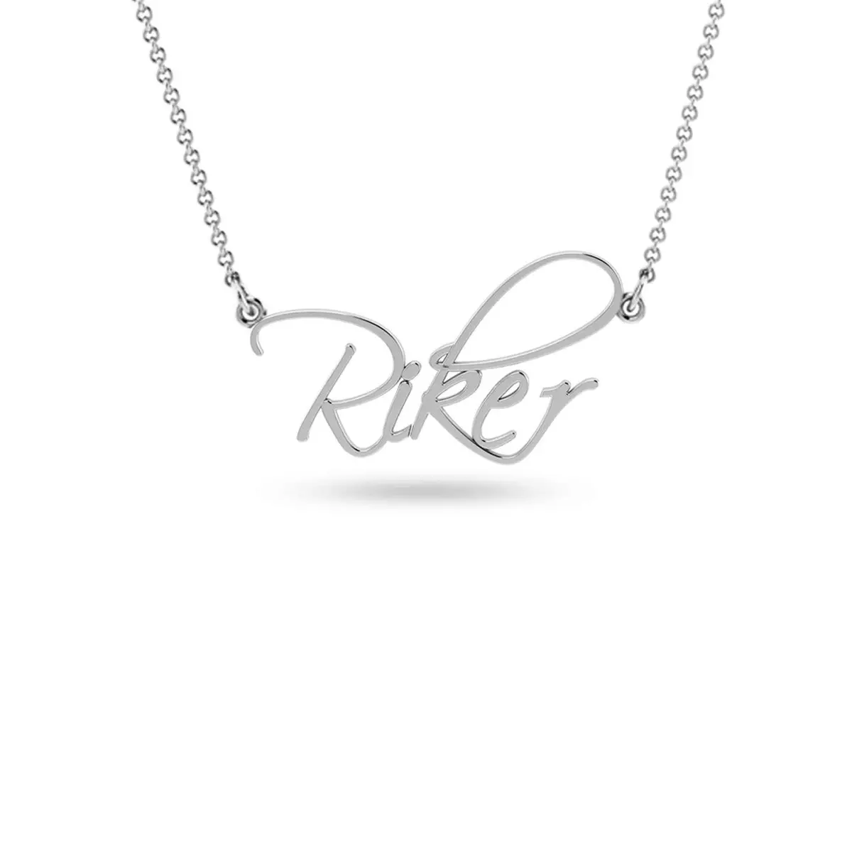 Name necklace cheap silver cheap