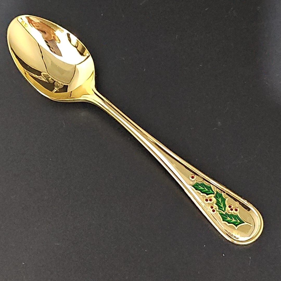 Hollyday Retroneu Small Jam Spoon serving relish spoon goldelectroplate