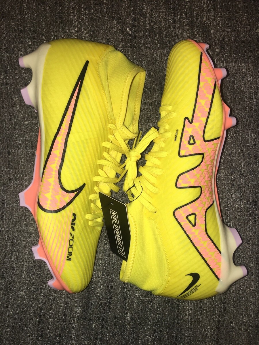 Nike Zoom Superfly 9 Academy FG MG Yellow Strike Glow Mens Size