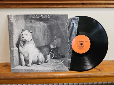 PAVLOV'S DOG, Pampered Menial '76 ORIGINAL EU IMPORT ORANGE label NMint prog, EX