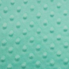 Mint minky Dimple dot soft cuddle fabric by the yard 60" wide