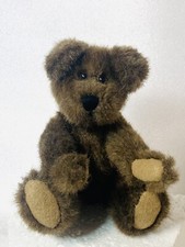 Boyds Bear Plush Jointed Body Teddy Bear Dark Brown 6  