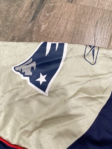Vintage New England Patriots Corey Dillon #28 Gold XL Reebok NFL Jersey Rare - Picture 4 of 10