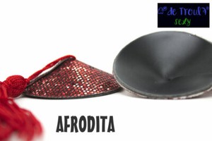 AFRODITA LENCERÍA SEXY PEZONERAS ROJAS REDONDAS CON BORLAS DE TROULA ENVÍO  24 H | eBay