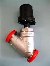 2-1/2" Gemu 554-50D9134-52-1  Pneumatic SS Angle Seat Globe Valve NEW G14